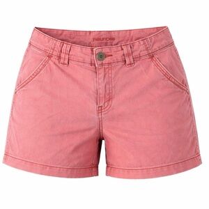 Maurices Women’s Chino Shorts Size 7/8 Coral Pink Mid Rise Cotton Stretch Casual